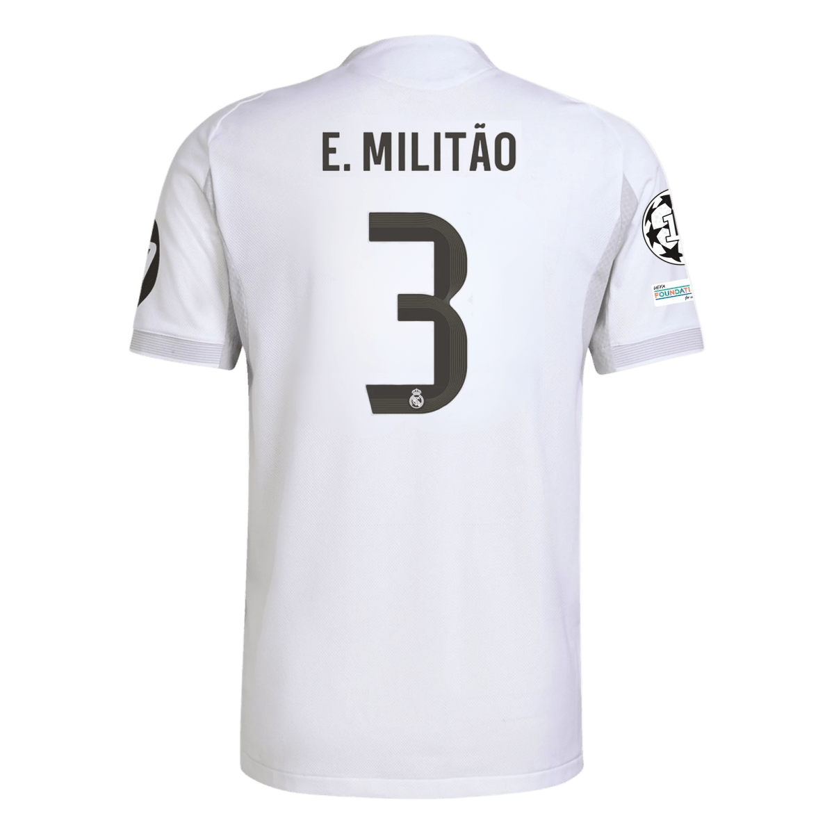 Éder Militão 3 Real Madrid Home 25/26 White Fan Jersey - Elite Zone Sports