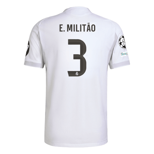 Éder Militão 3 Real Madrid Home 25/26 White Fan Jersey - Elite Zone Sports