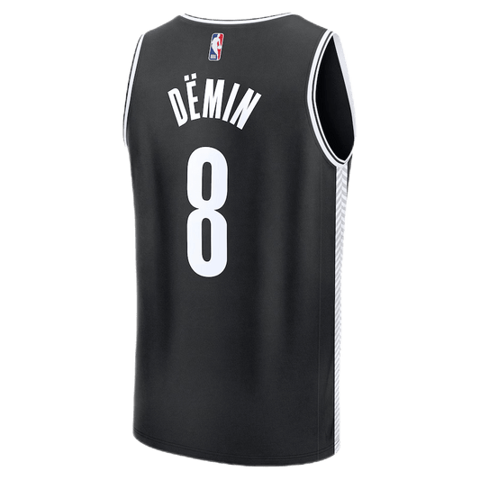 Egor Dëmin 8 Brooklyn Nets Black Icon Jersey - Elite Zone Sports