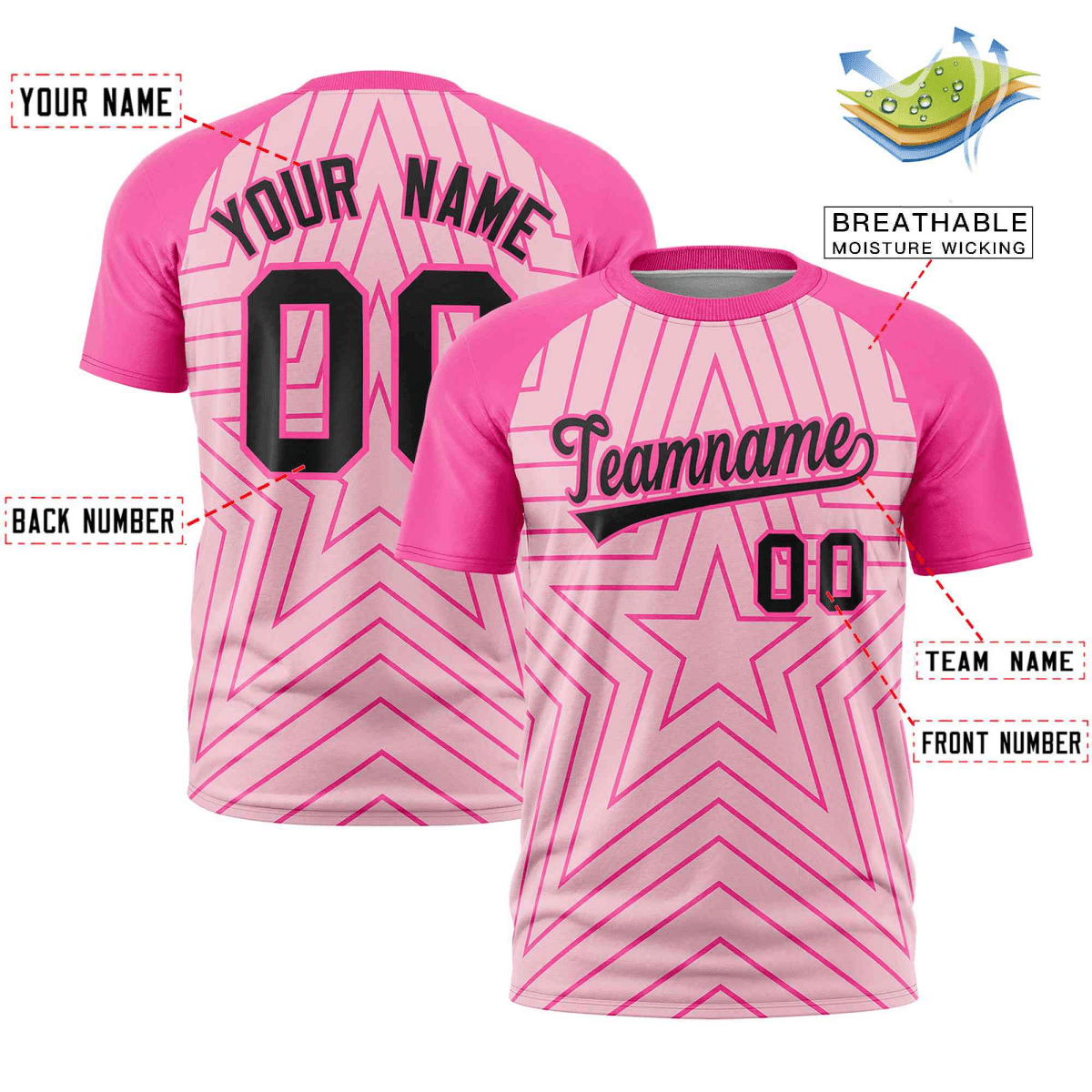 Elite All Star Blush Fusion Jersey - Elite Zone Sports