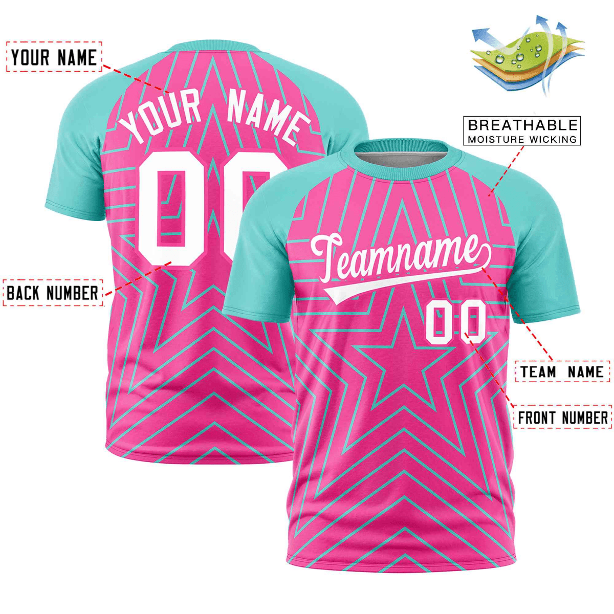 Elite All Star Pink Bliss Jersey - Elite Zone Sports