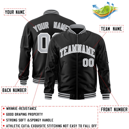 Elite Bomber Shadow Knight Full - Zip Jacket - Elite Zone Sports