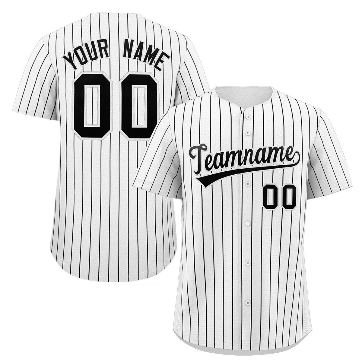 Elite Pro Pinstripe Classic Baseball Jersey - Elite Zone Sports