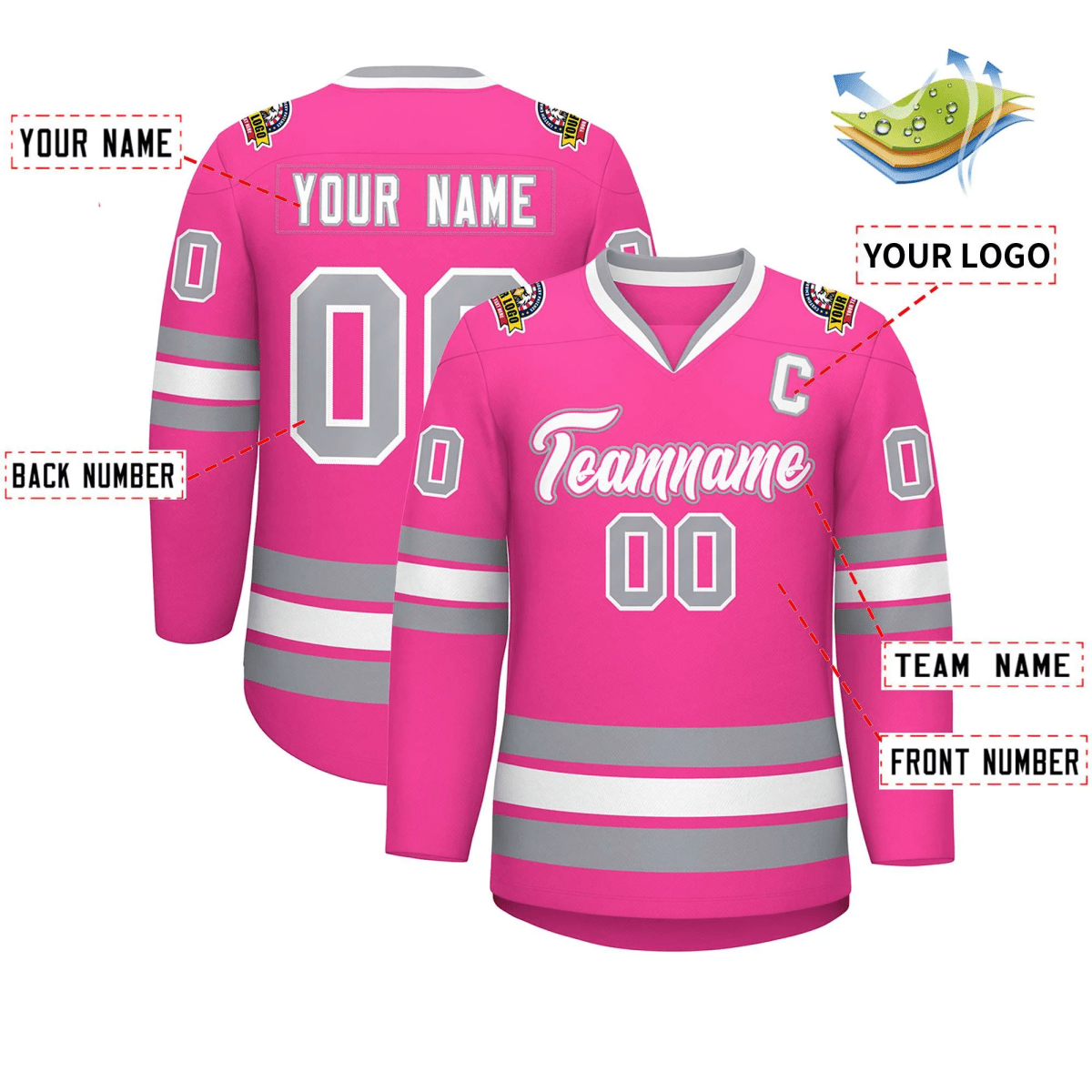 Elite Razor Blossom Hockey Jersey - Elite Zone Sports