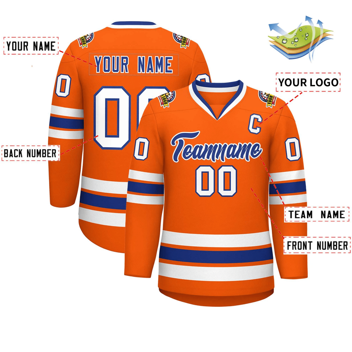 Elite Razor Flamewave Hockey Jersey - Elite Zone Sports