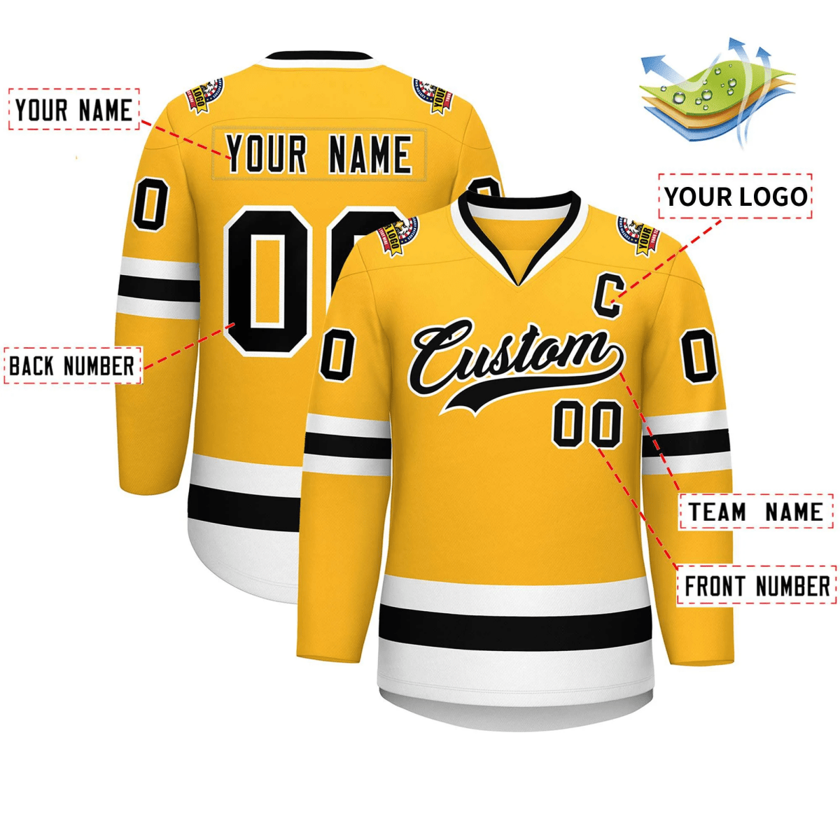 Elite Razor Sunstrike Hockey Jersey - Elite Zone Sports