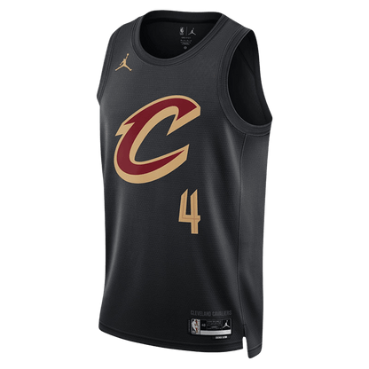 Evan Mobley 4 Cleveland Cavaliers Black Statement Jersey - Elite Zone Sports