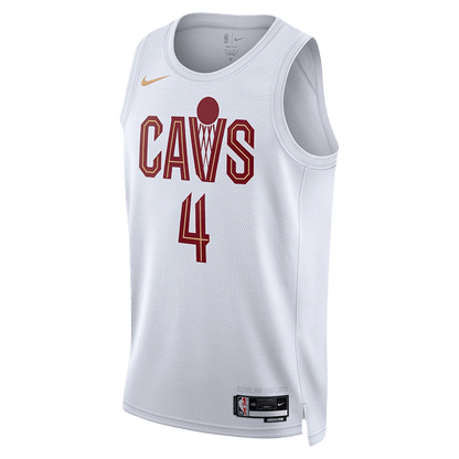 Evan Mobley 4 Cleveland Cavaliers White Association Jersey - Elite Zone Sports