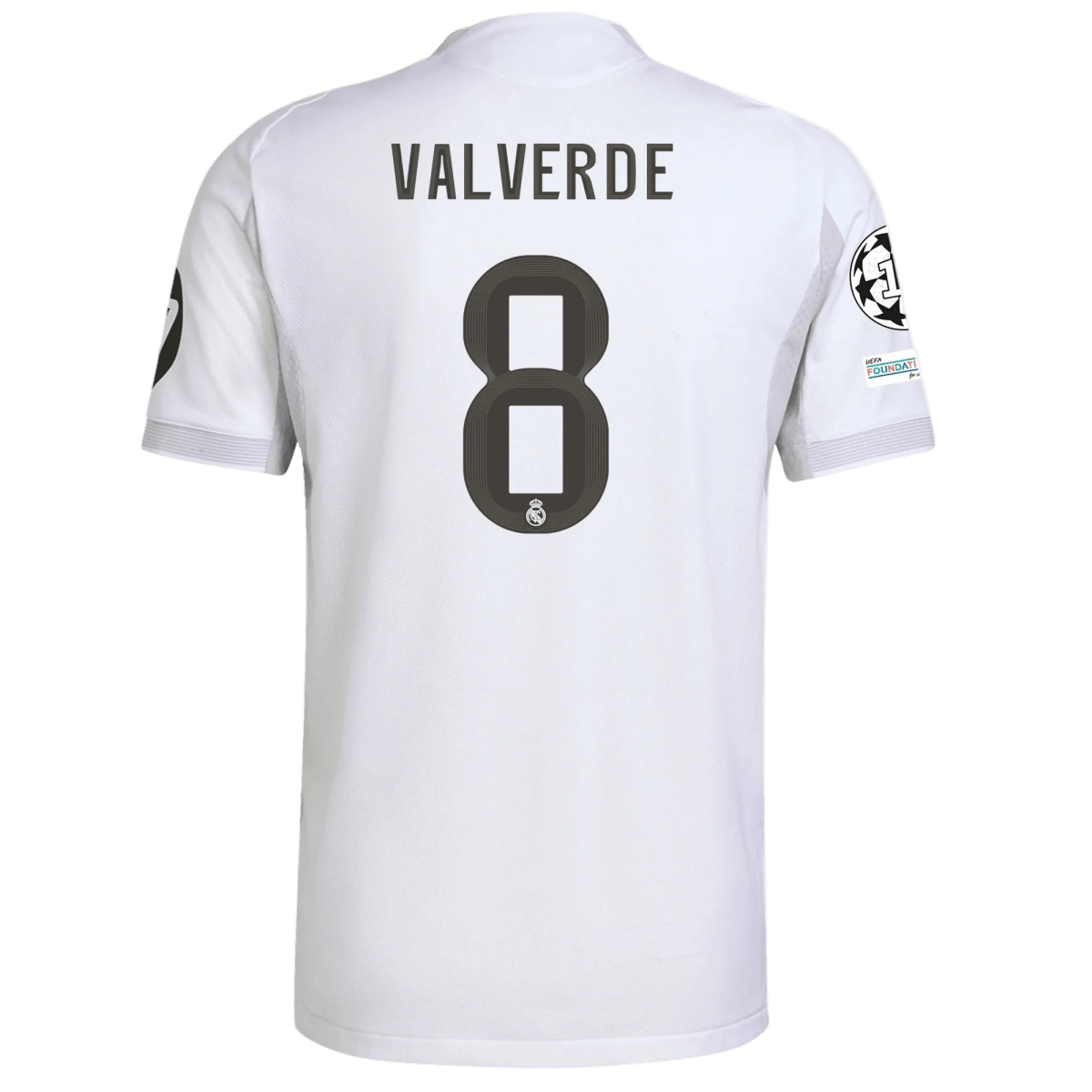 Federico Valverde 8 Real Madrid Home 25/26 White Fan Jersey - Elite Zone Sports