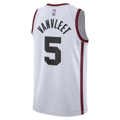 Fred VanVleet 5 Houston Rockets White City Edition Jersey - Elite Zone Sports