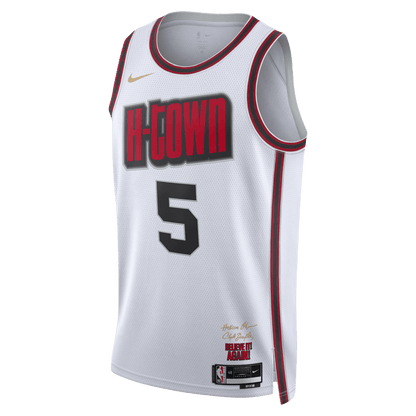 Fred VanVleet 5 Houston Rockets White City Edition Jersey - Elite Zone Sports