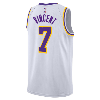 Gabe Vincent 7 Los Angeles Lakers White Association Jersey - Elite Zone Sports