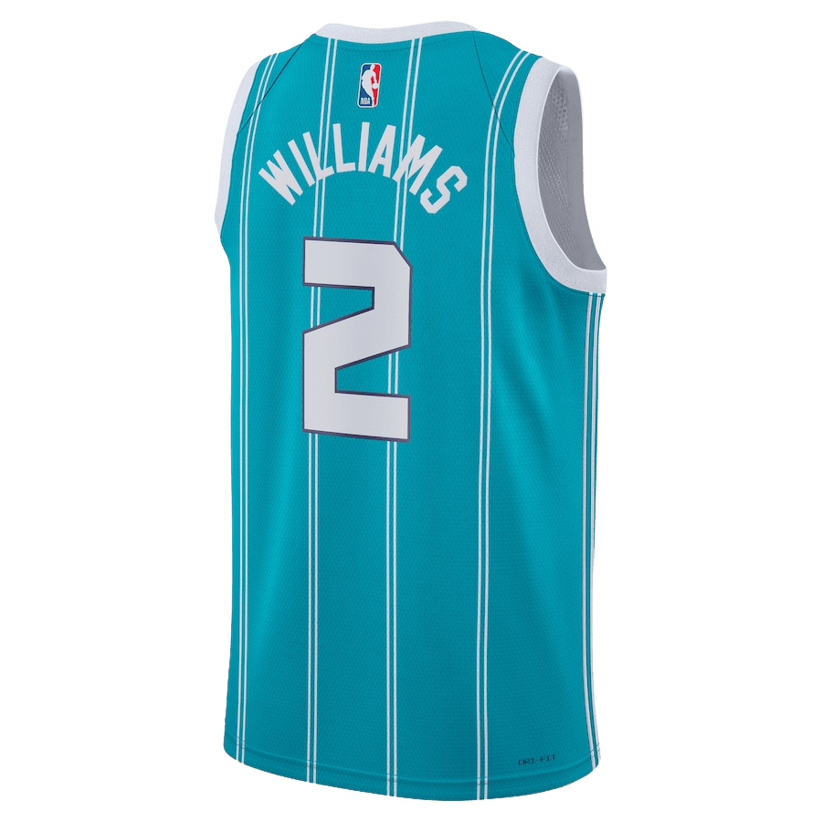 Grant Williams 2 Charlotte Hornets Teal Icon Jersey - Elite Zone Sports