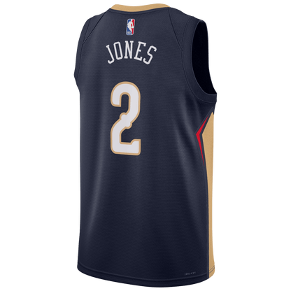 Herbert Jones 2 New Orleans Pelicans Navy Icon Jersey - Elite Zone Sports