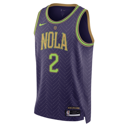 Herbert Jones 2 New Orleans Pelicans Purple City Edition Jersey - Elite Zone Sports