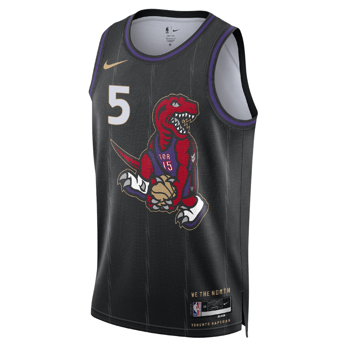 Immanuel Quickley 5 Toronto Raptors Black City Edition Jersey - Elite Zone Sports