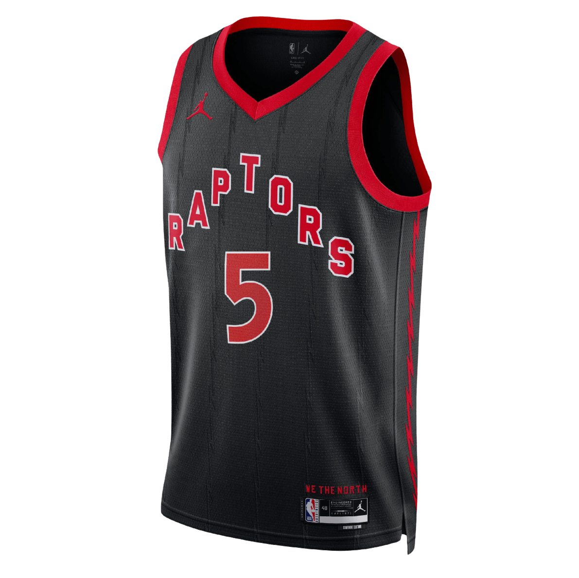 Immanuel Quickley 5 Toronto Raptors Black Statement Jersey - Elite Zone Sports