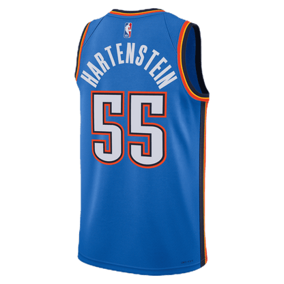 Isaiah Hartenstein 55 Oklahoma City Thunder Blue Icon Jersey - Elite Zone Sports