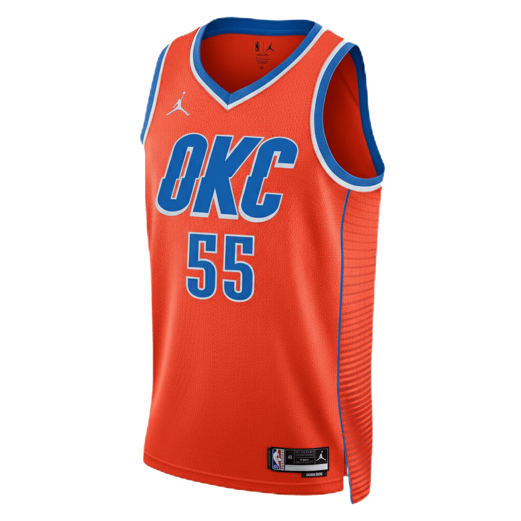 Isaiah Hartenstein 55 Oklahoma City Thunder Orange Statement Jersey - Elite Zone Sports