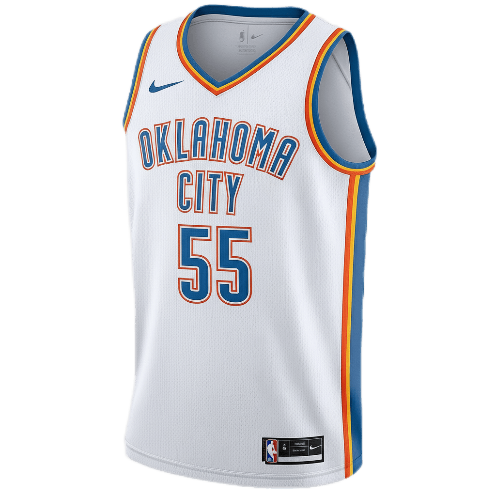 Isaiah Hartenstein 55 Oklahoma City Thunder White Association Jersey - Elite Zone Sports