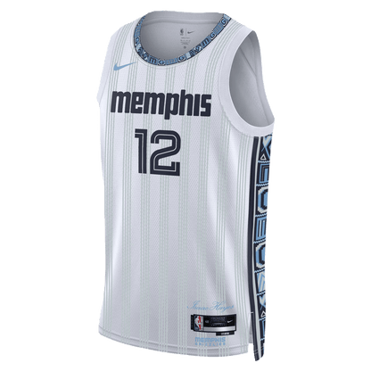 Ja Morant 12 Memphis Grizzlies White 2025/26 City Edition Jersey - Elite Zone Sports