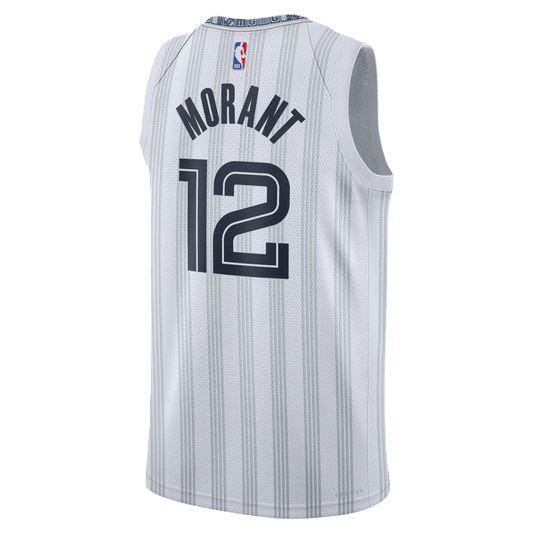 Ja Morant 12 Memphis Grizzlies White 2025/26 City Edition Jersey - Elite Zone Sports
