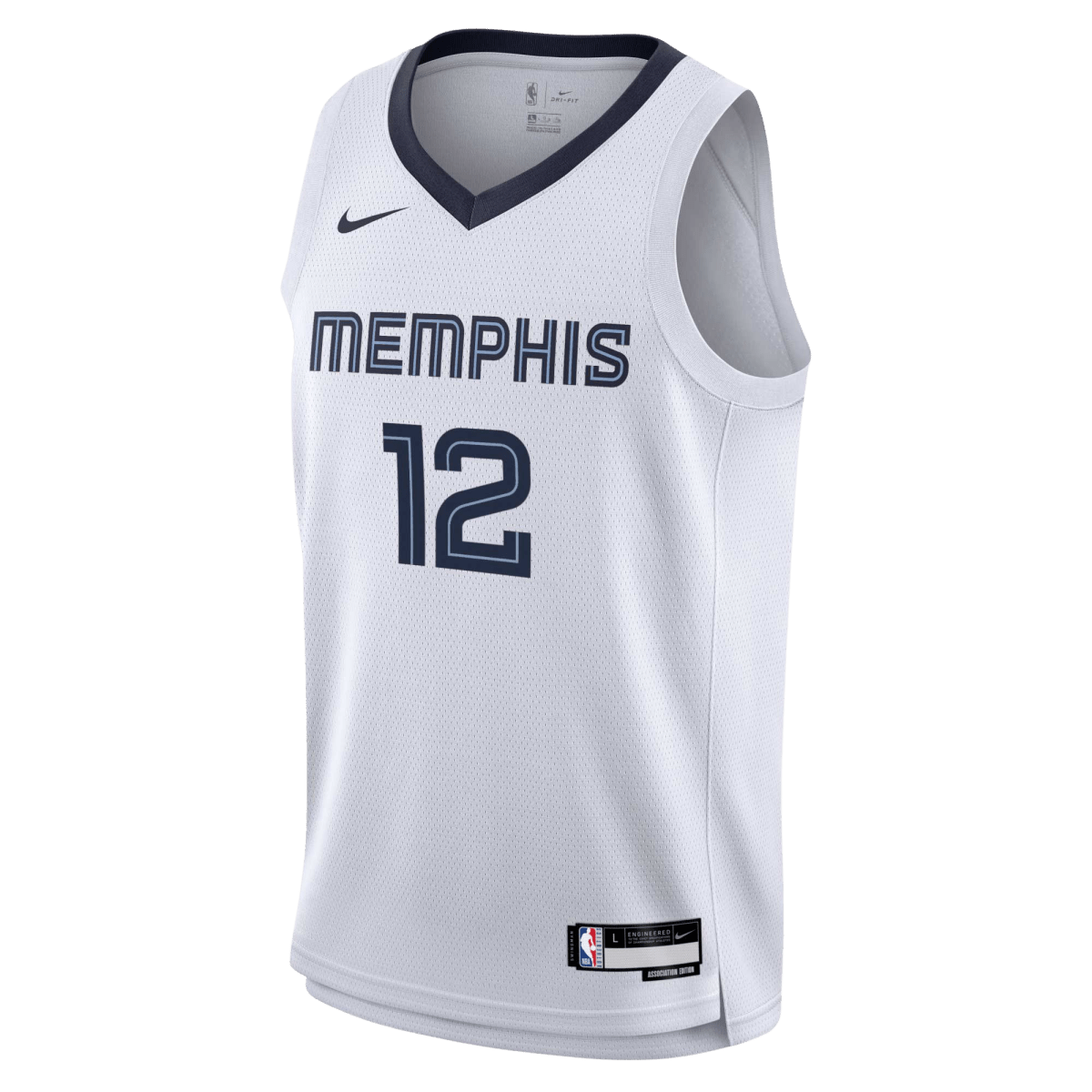 Ja Morant 12 Memphis Grizzlies White Association Jersey - Elite Zone Sports