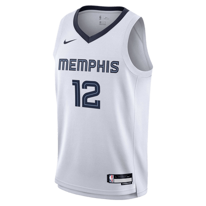 Ja Morant 12 Memphis Grizzlies White Association Jersey - Elite Zone Sports
