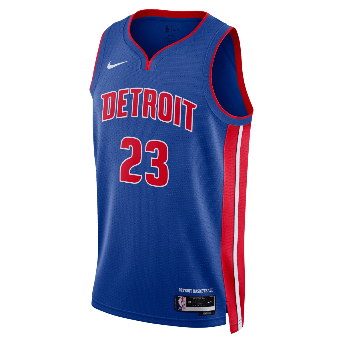 Jaden Ivey 23 Detroit Pistons Blue Icon Jersey - Elite Zone Sports