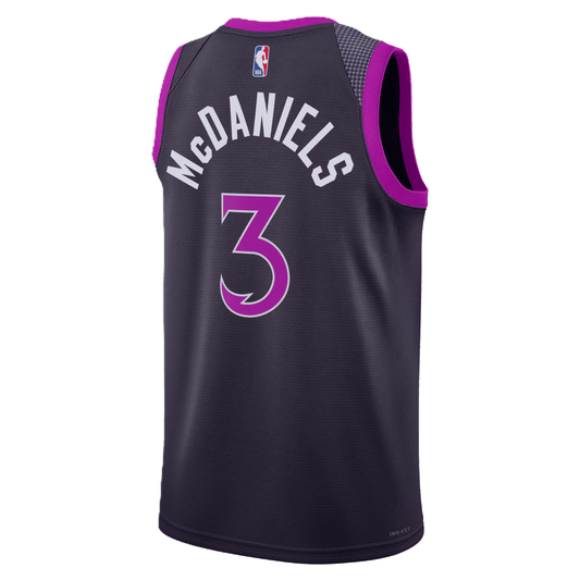 Jaden McDaniels 3 Minnesota Timberwolves Purple 2025/26 City Edition Jersey - Elite Zone Sports