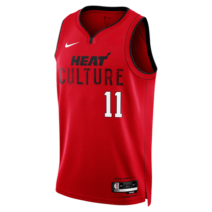 Jaime Jaquez Jr. 11 Miami Heat Culture Red City Edition Jersey - Elite Zone Sports