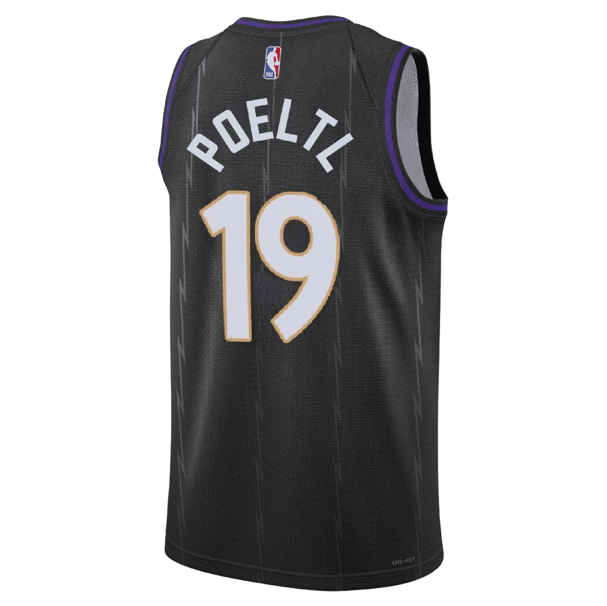 Jakob Poeltl 19 Toronto Raptors Black City Edition Jersey - Elite Zone Sports