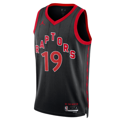 Jakob Poeltl 19 Toronto Raptors Black Statement Jersey - Elite Zone Sports