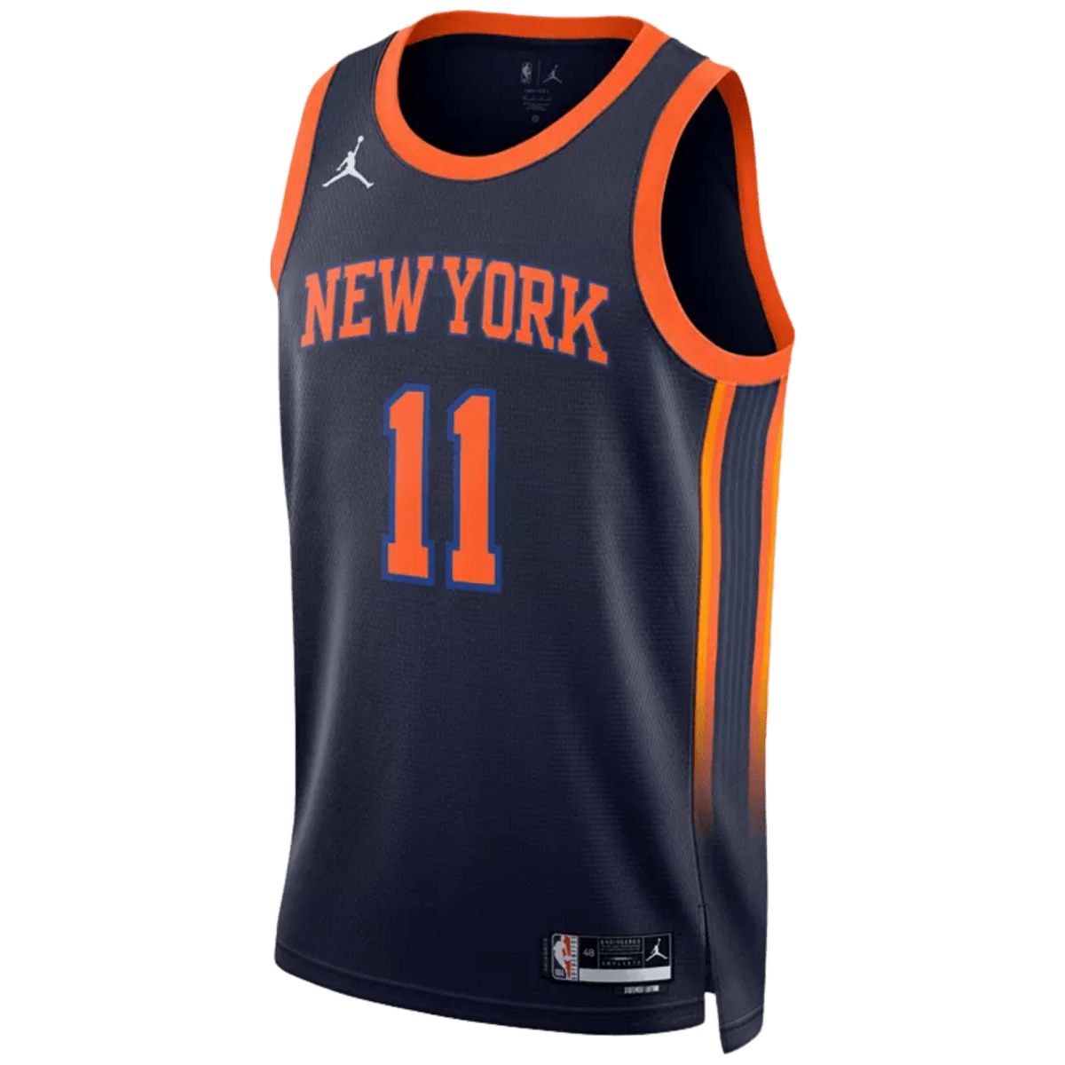Jalen Brunson 11 New York Knicks Navy Statement Jersey - Elite Zone Sports