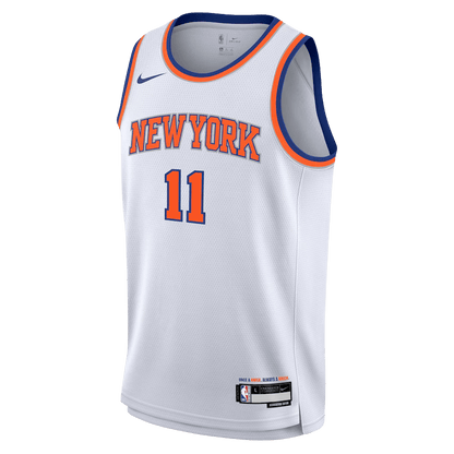 Jalen Brunson 11 New York Knicks White Association Jersey - Elite Zone Sports