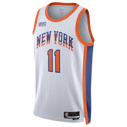 Jalen Brunson 11 New York Knicks White City Edition Jersey - Elite Zone Sports