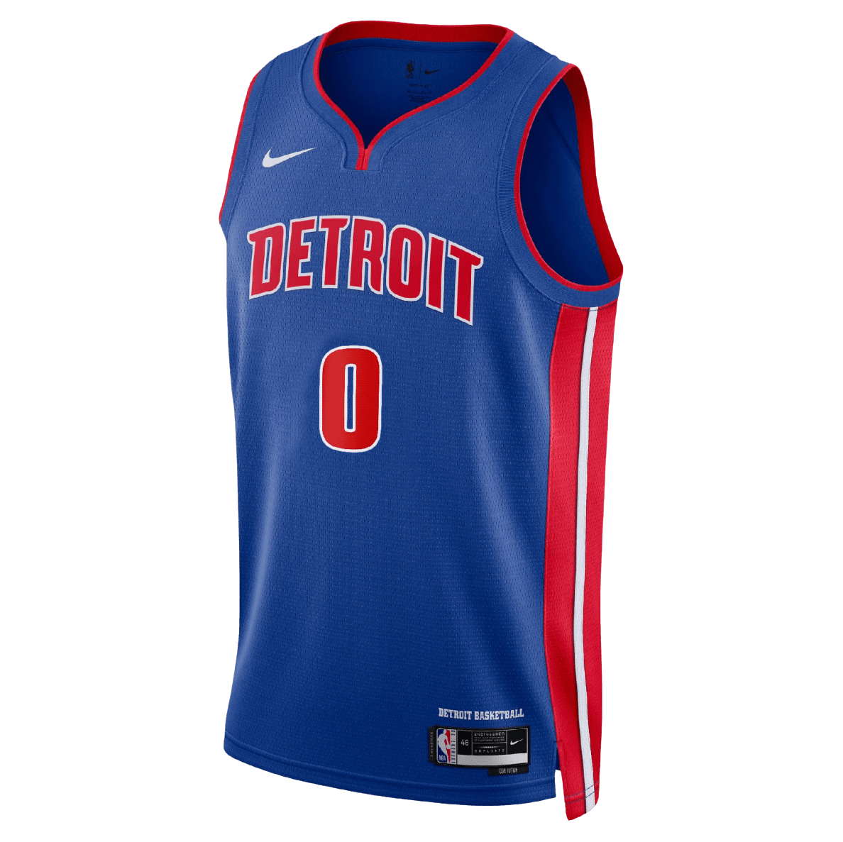 Jalen Duren 0 Detroit Pistons Blue Icon Jersey - Elite Zone Sports