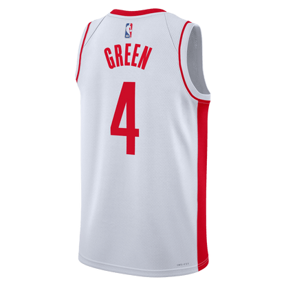 Jalen Green 4 Houston Rockets White Association Jersey - Elite Zone Sports
