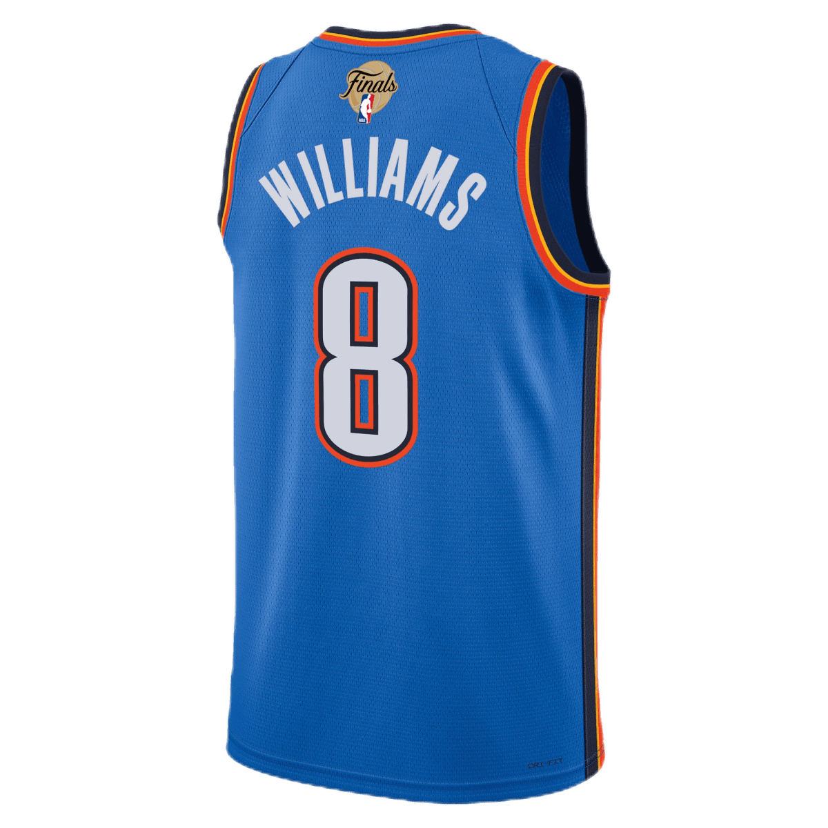 Jalen Williams 8 Oklahoma City Thunder Blue Icon Jersey - Elite Zone Sports