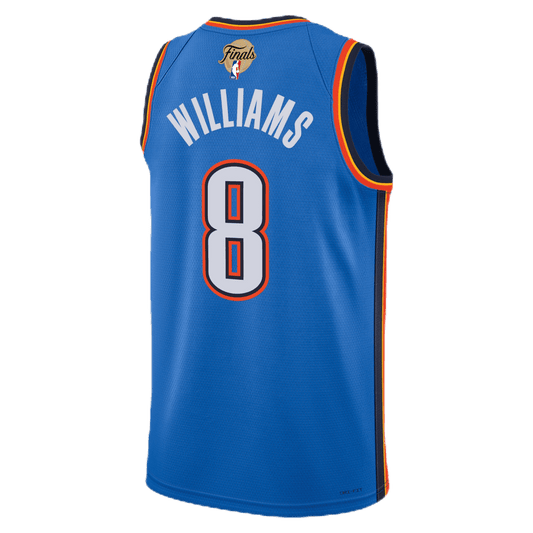 Jalen Williams 8 Oklahoma City Thunder Blue Icon Jersey - Elite Zone Sports