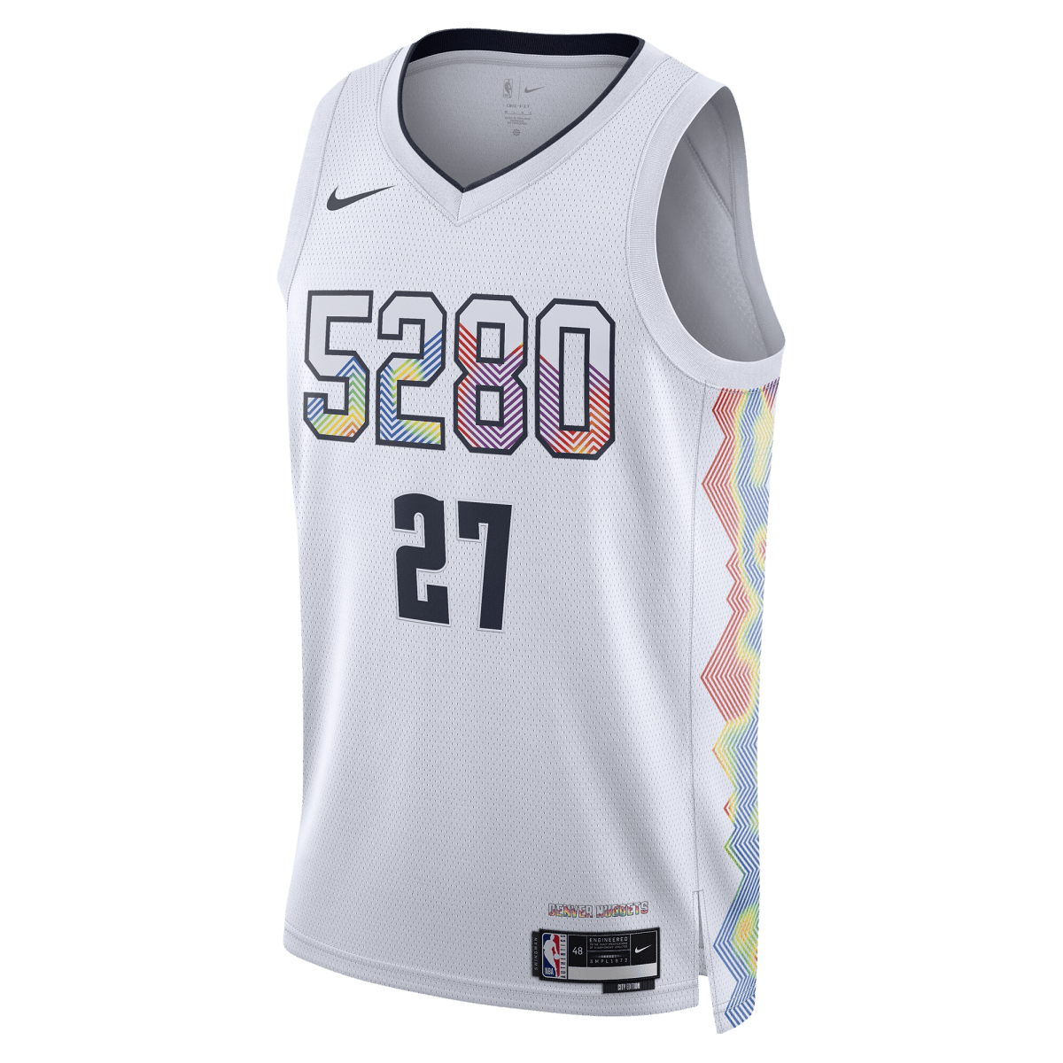 Jamal Murray 27 Denver Nuggets White City Edition Jersey - Elite Zone Sports