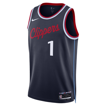 James Harden 1 LA Clippers Navy Icon Jersey - Elite Zone Sports