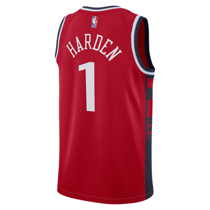 James Harden 1 LA Clippers Red Statement Jersey - Elite Zone Sports