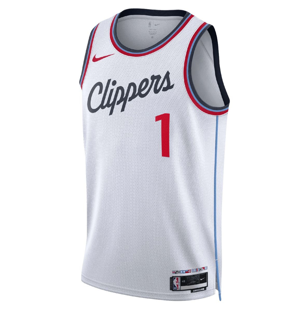 James Harden 1 LA Clippers White Association Jersey - Elite Zone Sports