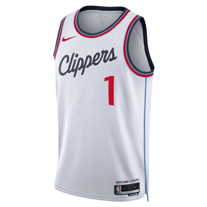 James Harden 1 LA Clippers White Association Jersey - Elite Zone Sports