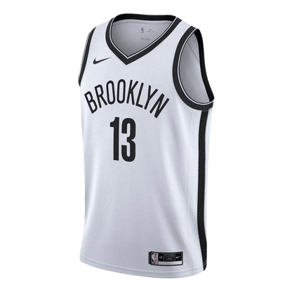 James Harden 13 Brooklyn Nets White Association Jersey - Elite Zone Sports