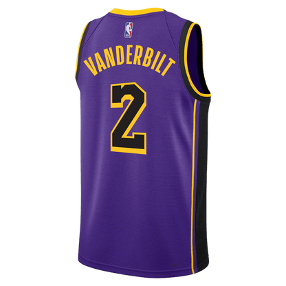 Jarred Vanderbilt 2 Los Angeles Lakers Purple Statement Jersey - Elite Zone Sports