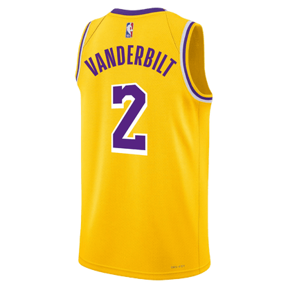 Jarred Vanderbilt 2 Los Angeles Lakers Yellow Icon Jersey - Elite Zone Sports