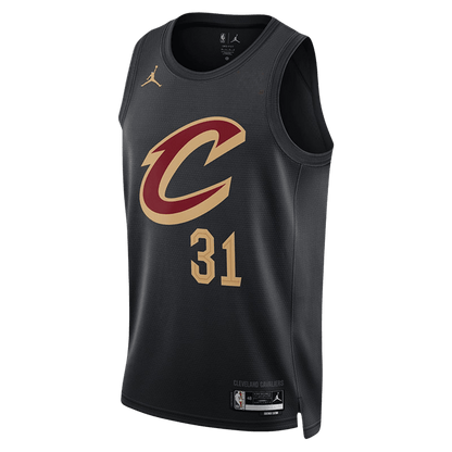 Jarrett Allen 31 Cleveland Cavaliers Black Statement Jersey - Elite Zone Sports