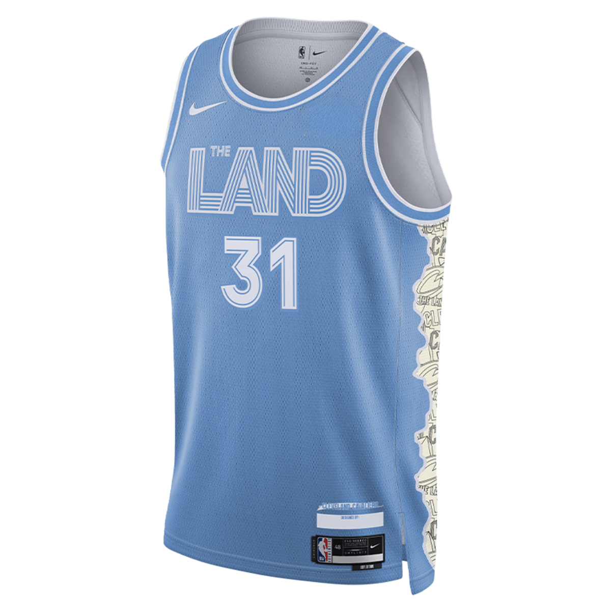 Jarrett Allen 31 Cleveland Cavaliers Blue City Edition Jersey - Elite Zone Sports